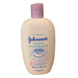 1 Johnsons Baby Bedtime Moisture Wash Bath 15 oz Original Formula Purple Bottle
